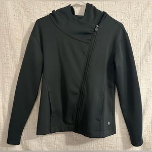 APANA Gray Yoga Athletic Jacket Zip Up With Pockets - Size Small